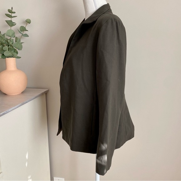 Eileen Fisher Wool Open Front Blazer size S - Picture 4 of 10